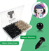 TOAOB 150pcs 6mm Safety Eyes for Amigurumis Craft Crochet Eyes with 150pcs Washers Black Doll Eyes for Crocheting Stuffed Animals Bears Doll Makin...
