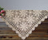 Damanni Beige Cotton Handmade Crochet Lace Tablecloth Doilies Table Overlay,Square,31 Inch by 31 Inch...