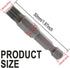 1pcs M8 Triple Square Spline Bit Socket For Electric And Pneumatic Tools,1/4" Shank,12 Point,50mm Carbon Steel...