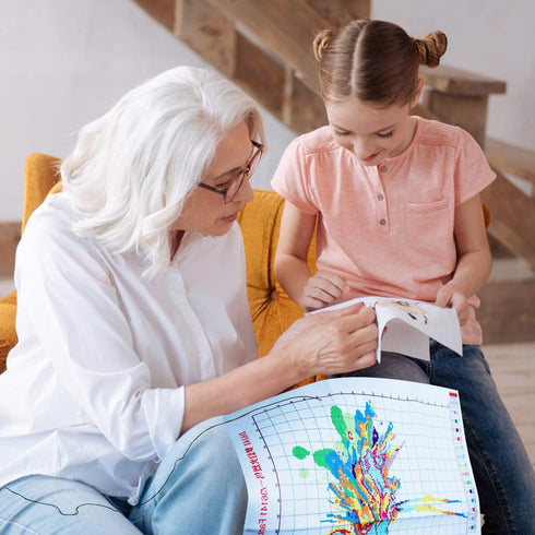 ITSTITCH Cross Stitch Kits stamped Holiday Gift DIY Embroidery Starter Kits Easy Patterns Embroidery for Girls Crafts DMC Stamped Cross-Stitch Sup...