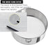 Flour Sifter Stainless Steel Fine Mesh Strainers 11.8 Inch 60 Mesh Round Flour Sieve for Baking Cake Bread...