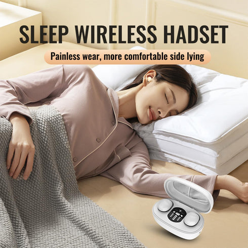 Invisible Sleep Headphones?Small Wireless Sleep Earbuds for Side Sleepers?Sleepbuds Comfortable Noise Blocking,IPX6 Waterproof Tiny Headphones for...