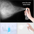 Qianyu 2 Pack Fine Mist Spray Bottles Clear Plastic Empty Refillable Mini Hand Spritzer for Travel Cleaning Gardening Skin Care Makeup Lotion Atom...