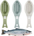 3 Pieces Fish Scale Remover Cleaner Fish Skin Brush Plastic Kitchen Scraper Graters Tool Fast Cleaning Kit(Light Colors)...