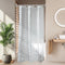 AooHome 36x72 Inch Stall Size Shower Curtain Liner, EVA Shower Curtain 3D Pebble Pattern with 3 Bottom Magnets, Heavy Duty, Water Repellent, Semi ...