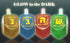 Izzy 'n' Dizzy Hanukkah Dreidels - Glow in The Dark Dreidel - 4 Pack Medium...