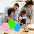 3Pcs Honeycomb Bees Silicone Molds, XJMWXHFC 19 Cavities Chocolate Molds, Food Grade Silicone Baking Molds, Non-Stick Cake Mold for Chocolate, Can...