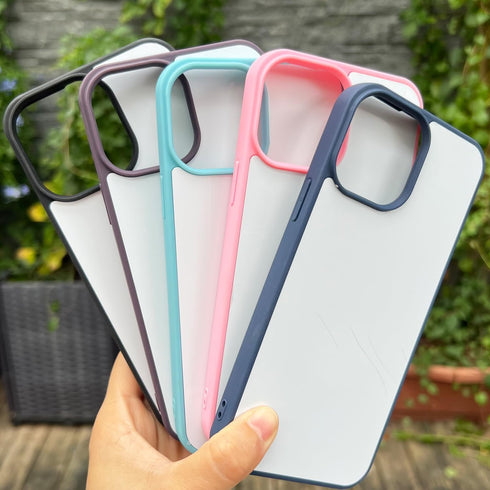 JUSTRY 5 Sets Sublimation Blanks Phone Case Bulk Covers Compatible with iPhone 14, 6.1-Inch, 2 in 1 2D DIY Clear Case Soft Rubber Cover+Inserts Ma...