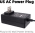 110V AC to DC 12V 2A Power Converter - 100V-250V AC Wall Plug to 12V DC Car Cigarette Lighter Socket Transformer for Car GPS Dash Cam FM Transmitt...
