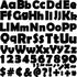 260 PCS Bulletin Board Letters for Classroom 4” Letters Combo Pack Set Classic Black Classroom Decorations Alphabet Numbers Symbols Letters for Bu...