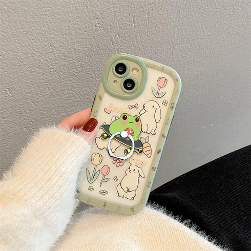 Phone Ring Holder Stand,Cute Frog Phone Ring Stand Holder Phone Case Finger Grip Stand Holder 360 Rotation Finger Ring Grip Stand for Cellphones,S...