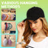 Hat Rack for Wall Hat Organizer, 4-Pack Hat Racks for Baseball Caps, Adhesive Hat Hooks for Wall, No Drilling Hat Hangers for Closet Cowboy Hat Ho...