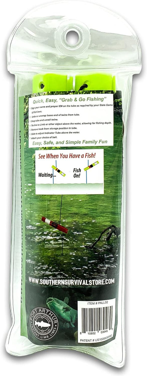 BATTLBOX Survival Fishing Kit Limb Lines Auto Fishing Device 2-Pack - Outdoor Survival Camping Bushcraft Fishing - Lightweight, Compact, Easy to U...