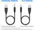 2pcs USB DC Charger Charge Charging Cable for Mini S530 Smallest Invisible Wireless Bluetooth Earbuds Earphones Headphones Headset and Bluetooth S...