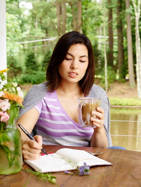 Tervis Clear & Colorful Tabletop Made in USA Double Walled Insulated Tumbler Travel Cup Keeps Drinks Cold & Hot, 16oz Mug, Blue Moon...