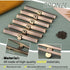 6 Pieces Clasp Lock Packs,BUTUZE 7.48Inch Metal Purse Frame Kiss Clasp Lock with Comfortable Grip, Bag Supplies for Purse Making,Bag Making,Leathe...