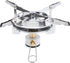 Portable Mini Camping Stove Folding Mini Oven Stove Outdoor Gas Stove Windproof Stove Picnic Cookware Outdoor Camping Hiking Cooking Suitable...