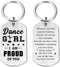 Laluminter Dancer Gifts for Girls Women - Dance Girl I Am Proud of You- Dancing Girl Keychain for Dancer Lovers Daughter...