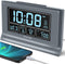 DreamSky Digital Alarm Clock with Battery Backup, 5 Inch Large Display, Auto Set Clock, USB Charging Ports, 12/24H...