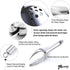 Ice Scoop with Holes. Stainless Steel Ice Scoop with Drain Holes to Reduce Unwanted Dilution. Heavy Duty and Dishwasher Safe. Six Ounce Capacity....