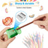 Colored Pencil Sharpeners Manual, Hand Held Small Compact Pencil Sharpener for Kids with Lid Dual Hole, (8-11mm) No.2/Makeup Pencils Classroom Adu...