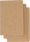 3 Pack Travel Journal Notebook for Travelers or School - Kraft Brown Soft Cover - 5.5” x 8.25” - 96 Ruled Pages/48 Sheets...