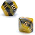 Gake Keeper Games & Dice: Sui Generis Dice - Electric Bumble Bee - Black & Yellow - 7 Piece Resin Dice Set, Role Playing Game Accessory, 5 Layer D...