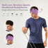 Sleep Headphones, wireless Headband with Zip Pocket Wireless Music Sport Headbands with Ultra-Thin HD Stereo Speakers for Side Sleepers, Meditatio...