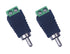 RCA Plugs for Speaker Wire, RCA to AV Screw Terminal Connector, Phono RCA Male Plug Solderless Converter Audio/Video Speaker Wire Connectors Solde...