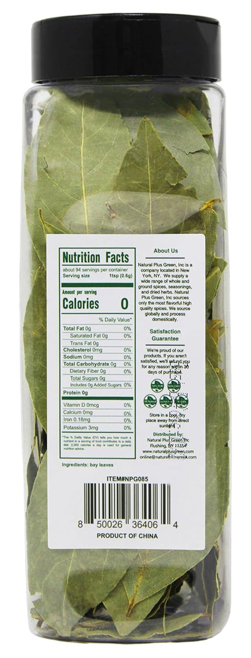 NPG Whole Bay Leaves 2 Oz, Dried Laurel Leaf, Aromatic Spice Herbs for Cooking Stew, Soup, Sauces, Seafood, Meat, and Vegetable Dishes...