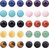 Natural Stone Beads 200pcs Mixed 8mm Round Genuine Real Beading Loose Gemstone Hole Size 1mm DIY Charm Smooth Beads for Bracelet Necklace Earrings...