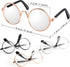 9 Pairs Doll Glasses Metal Wire Rim Clear Lens Eyewear Fabric Doll Dress Up Eyeglasses Mini Dolls Costume Accessories for 18 Inch and Other Item D...