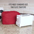 RITZ Premium Universal Two Slice Toaster Cover, 11.25" x 5.75" x 7", Polyester and Cotton Quilted, Fingerprint Protector, Super Soft Appliance & D...