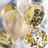 Gold Confetti Balloons, 25 Pcs Thickened 12 Inch Clear Latex Balloon with Confetti Inside for Graduation Decorations Engagement Bridal Shower Part...