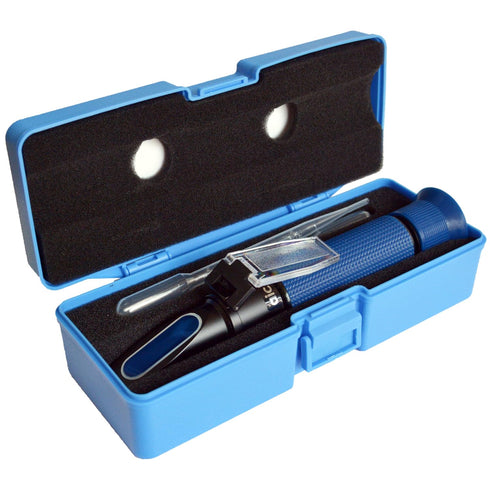Brix Refractometer for Measuring Sugar Content in Brewing, Cooking and Food Indurstry.Dual Scale: Brix of 0-32% and Corresponding Specific Gravity...