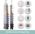 Legging Organizer Storage, T-Shirt Organizer, Hanging Closet Organizer, Hanging Clothes Organizer with 26 Roll Compartments for Yoga Pants, Tank T...