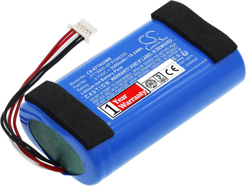 Battery Replacement for Spaceview Pro baby cam T8321-M PT18650-SP PCM5200...