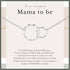 HOPE LOVE SHINE New Mom Necklace – Pregnancy Gift for Expecting Mom, First Time Mom Jewelry – Sterling Silver/Gold Double Circle Pendant with Gift...