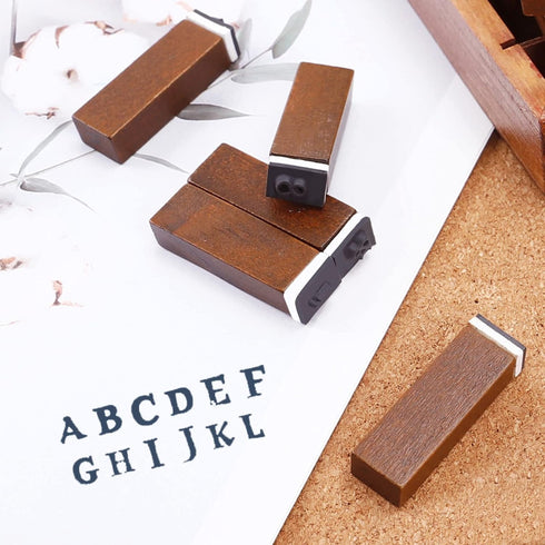 UCEC Letter Stamps, 70pcs Alphabet Stamps for Clay, Wooden Rubber Letter Number and Symbol Stamp Set for Scrapbooking Supplies DIY Craft Card Maki...