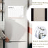 Elegant White & Beige Magnetic Calendar for Fridge April 2024 - September 2025 | Large 13.5x11 Inches 18-Month Fridge Calendar Magnet for Contempo...