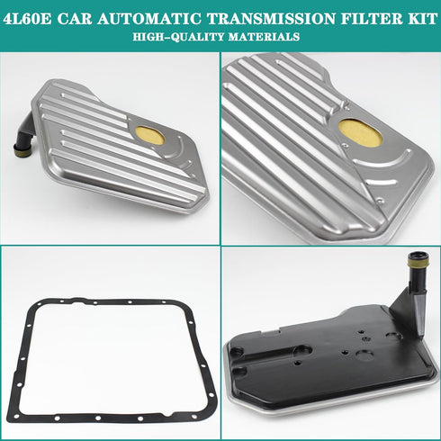 4L60E Car Automatic Transmission Filter Kit Compatible with Chevrolet Avalanche Blazer C1500 Silverado 1500 2500 Cadillac GMC Replaces# TF289 FT11...
