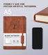 Blank Journal Notebook for Women Men, A5 Unlined Journal for Writing Sketchbook, Hardcover Leather Unruled Jouranl Notebook for Work with 256Pages...