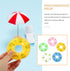 Mini Swimming Ring: Cute Duck Decorative Dollhouse Accessories Photo Props for Summer Sport Theme Decor 3.34in5pcs...