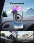 OQTIQ for MagSafe Car Mount, Mini Suction Cup Car Phone Mount for Car Dashboard Windshield, Magnetic Phone Holder for iPhone 15 14 13 12 Pro Plus ...