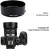 Lens Hood for Canon RF 50mm F1.8 STM on EOS R6 R5 RP R Camera, Reversible Lens Shade Replace Canon ES-65B Lens Hood, Compatible with 43mm Filters ...