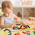 Wooden Blocks Puzzle Brain Teasers Toy?Wooden Puzzle Tangram,Cube 3D Puzzle for Kids?Puzzles for Kids Ages 2-8, Montessori Kids Educational Puzzle...