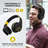 PowerLocus Bluetooth Over-Ear Headphones, Wireless Stereo Foldable Headphones Wireless and Wired Headsets with Built-in Mic, Micro SD/TF, FM for i...