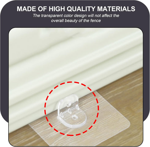 8 Pcs Pet Cage Holder Acrylic Holder Pet Cage Accessories Pet Fence Holder -slip Retainer Pet Supplies Pet Fence Retainer Pet Cage Fixator Cage Ra...