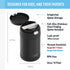 THERMOS FUNTAINER Insulated Food Jar, 16 Ounce, Kid Friendly Food Jar with Foldable Spoon, Matte Black...