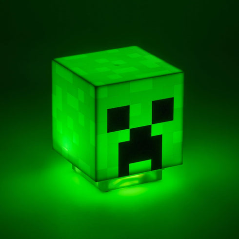 Paladone Minecraft Creeper Desk Light with Official Creeper Sounds, Handheld Night Light for Kids Room or Gamer Décor - Licensed Minecraft Gifts...